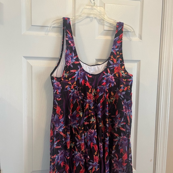 Women Plus Size Tropical Floral Print Bathing Suit Swimsuit Summer Swimwear 18W - Picture 8 of 10